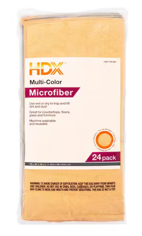MICROFIBER TOWELS - 24 CNT